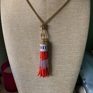Stella & Dot tassel necklace NWOT 20.5 inches long